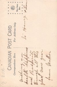 J37/ Eugenia Falls Ontario Canada RPPC Postcard c1940s Fancy Men  72