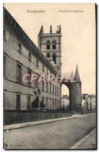 Old Postcard Montpellier School of Medicine