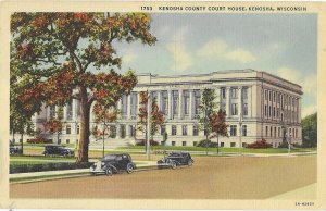 Kenosha County Court House Kenosha Wisconsin Mailed 1945