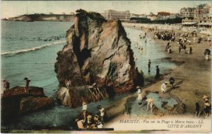 CPA BIARRITZ - Vue sur la Plage a Marée basse (126849)