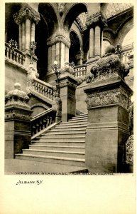 NY - Albany. State Capitol, Grand Staircase 