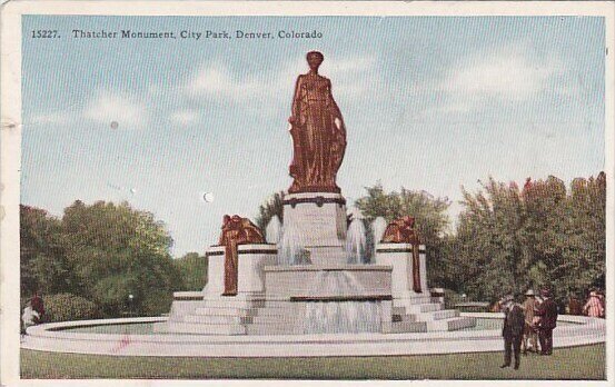 Thatcher Monument City Park Denver Colorado