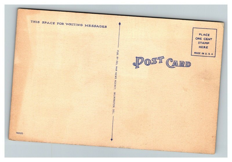 Vintage 1930's Postcard St. Teresa's Catholic Church Port Deposit Maryland