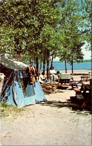 New York Lake Champlain Port Henry Bulwagga Bay Beach & Campsite