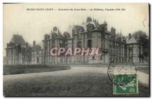 Old Postcard Boissy-Saint-Léger Domaine Gros Bois The Chateau Facade East Coast