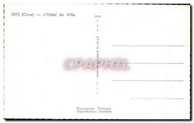 Postcard Old Sees L & # 39Hotel City