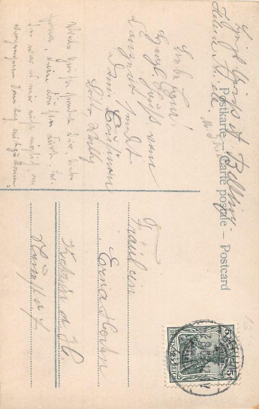 F21/ Interesting Photo RPPC Postcard c1910 Woman Reflection Mirror 16