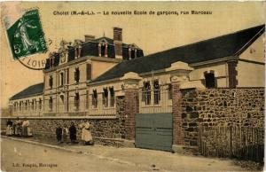 CPA CHOLET (M.-&-L.) - La nouvelle École de garcons rue Marceau (296508)
