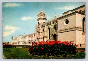 c1967 Lisbon Jeronimos Monastery in Portugal 4x6 VINTAGE Postcard 0171