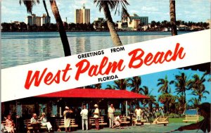 Florida Greetings From West Palm Beach Split View