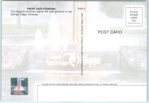 Postcard - Front Gate Fountain - Hot Springs Village, Arkansas