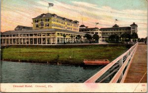 Vintage 1910's Ormond Hotel Flagler Ormond Beach Florida FL Antique Postcard