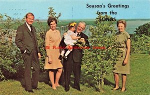 Political Advertising Postcard, Missouri Senator Edward V Long, Christmas