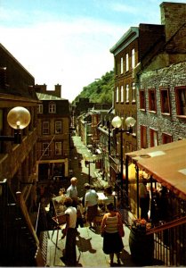 Canada Quebec Petit Champlain Street Staircase 1989