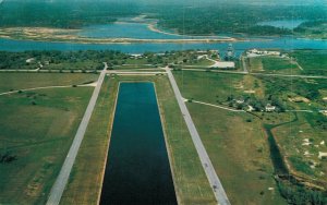 USA View From The Observation Tower San Jacinto Monument Houston Postcard 07.71