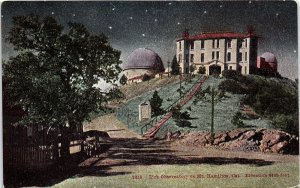 c1910 MT. HAMILTON CALIFORNIA LICK OBSERVATORY ELEVATION 4443FT POSTCARD 42-62