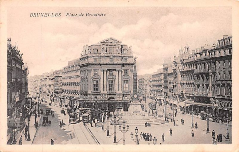 Place de Brouckere Bruxelles Belgium Unused 