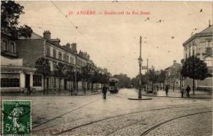 CPA ANGERS - Boulevard du Roi René (296721)