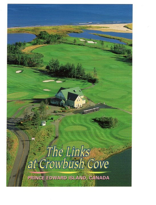 The Links, Crowbush Cove, Golf Course Prince Edward Island, Large 5 X 7 Postcard