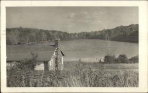 Home on Lake - Binghamton NY Cancel 1946 Cancel Real Photo Postcard