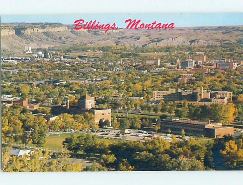 Pre-1980 AERIAL VIEW Billings Montana MT A4936