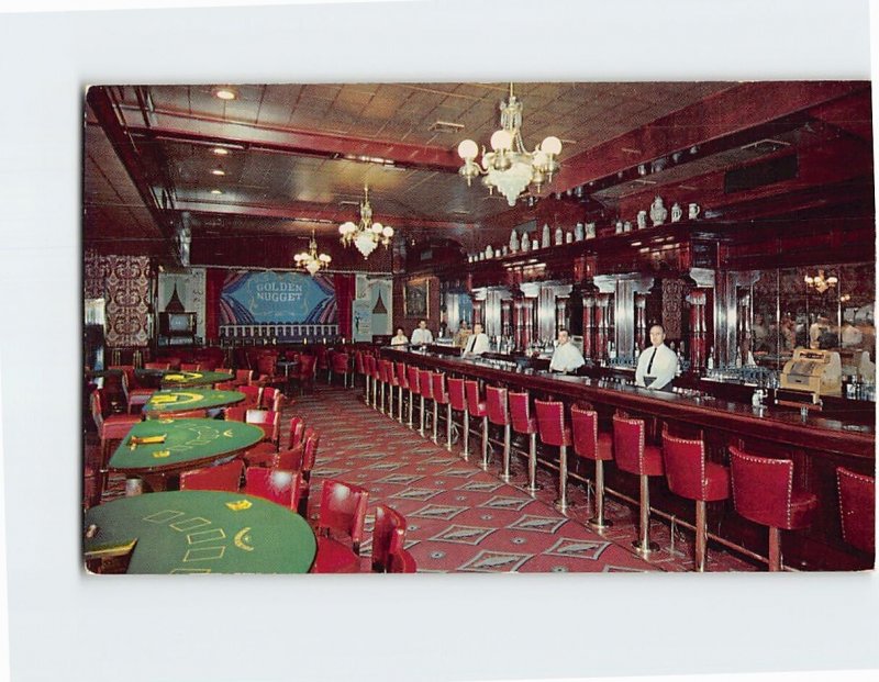 Q-08547 The Million Dollar Golden Nugget Gambling Hall Saloon Nevada USA