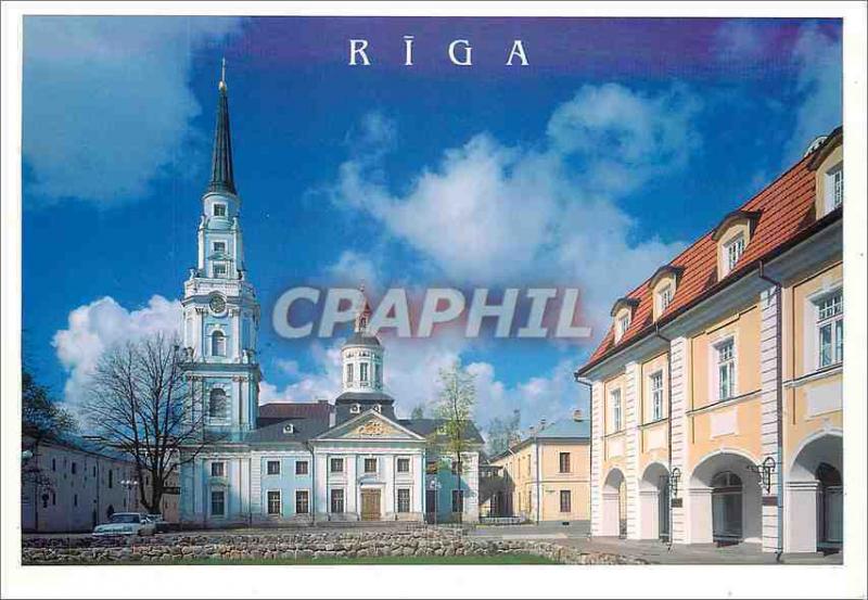  Modern Postcard Riga Will peel a pavilla bazniea