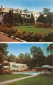 Englewood Cliffs, New Jersey ENGLEWOOD CLIFFS MILK FARM Roadside Motel Postcard