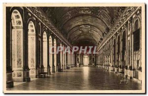 Old Postcard Hall of Signature Peace Versailles