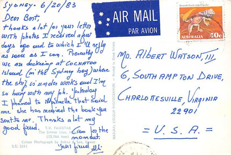 TS Fairstar, Sitmar Cruises View image 