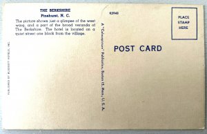 Vintage Postcard 1930-1945 The Berkshire, Pinehurst, North Carolina (NC)