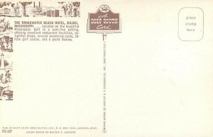 MS, Biloxi, Mississippi, Broadway Beach Hotel, H.S. Crocker No. DS-187