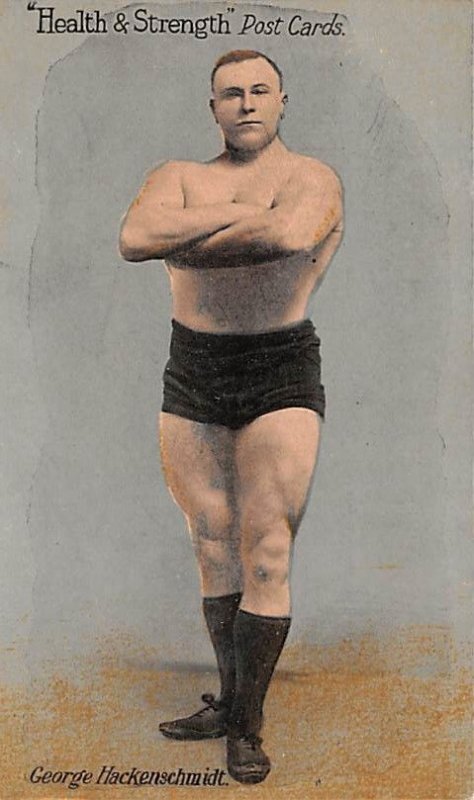 George Hackenschmidt Health and Strength Series Wrestler Unused 