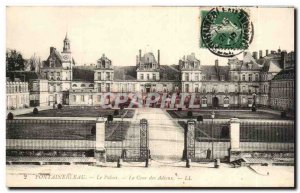 Old Postcard Fontainebleau Palace Courtyard Farewell