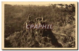 Old Postcard Merle Ruins Cite feudal