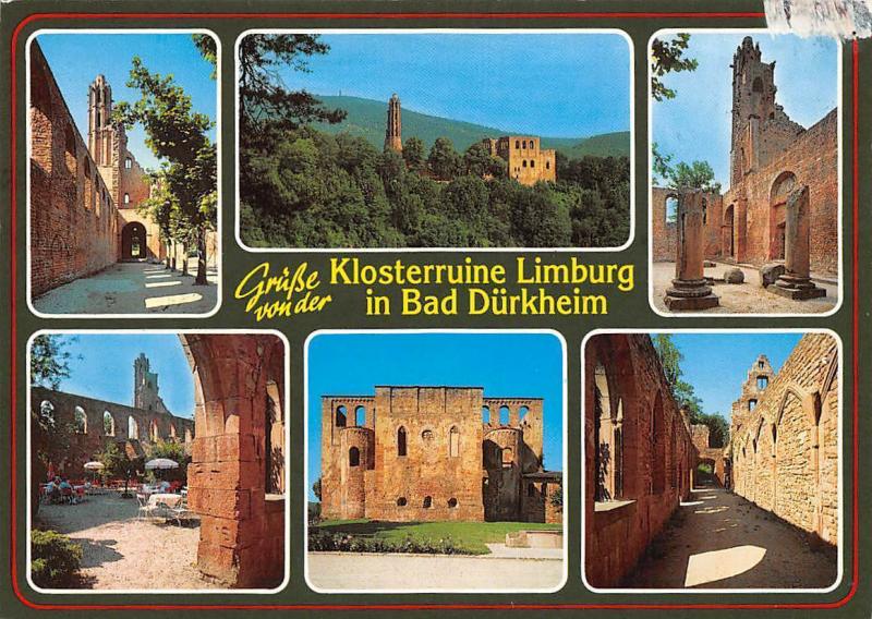 Gruesse Von Der Klosterruine Limburg In Bad Duerkheim Abbey Ruins Hippostcard