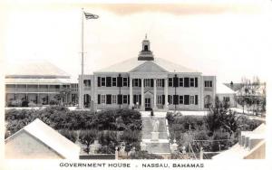 Nassau Bahamas Government House Real Photo Antique Postcard J59059