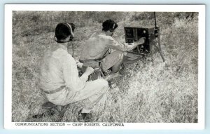 CAMP ROBERTS, California CA ~ COMMUNICATIONS SECTION Electronics WWII Military