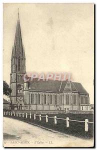 Postcard Old St Aubin L & # 39Eglise