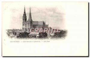Old Postcard Chartres Cote Sud de la Cathedrale