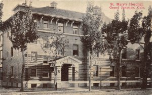 H33/ Grand Junction Colorado Postcard 1914 St Mary's Hospital Building 