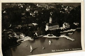 CPA AK BAD SCHACHEN a. BODENSEE Park u. Strandbad GERMANY (866288)