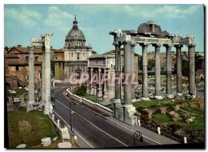 Postcard Modern Rome Roman Forum