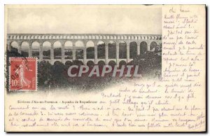 Old Postcard Environs of Aix en Provence Aqueduct Roquefavour