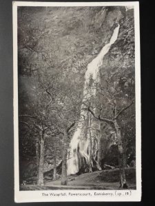 Ireland WICKLOW Enniskerry, The Waterfall Powerscourt - Old RP Postcard