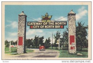 Gateway to the North, North Bay, Ontario, Canada,  PU-1954