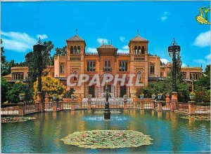 Postcard Modern Sevilla Square America Pavilion Mudejar