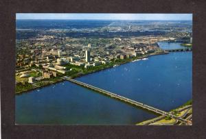 MA Charles River Cambridge Boston Longfellow Bridge Mass Massachusetts Postcard