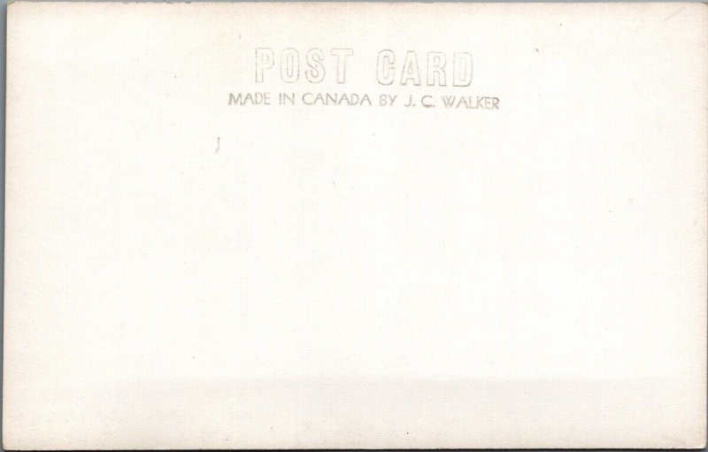 West Vancouver BC Marine Drive Royal Bank Unused JC Walker RPPC Postcard H60