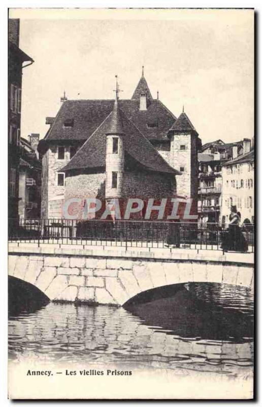 Old Postcard Old Annecy prison